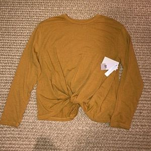 NWT - Tie-knot Long Sleeve